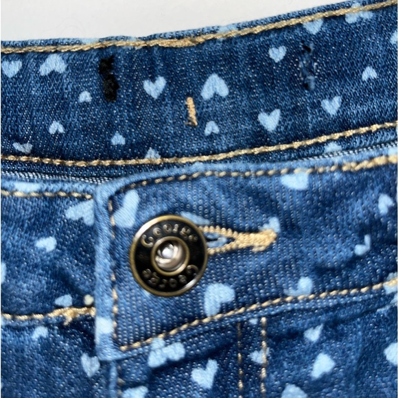 George heart denim distressed shorts - Picture 3 of 4